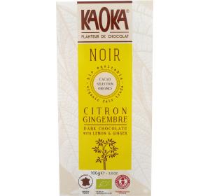 CHOCOLAT NOIR CITRON GINGEMBRE