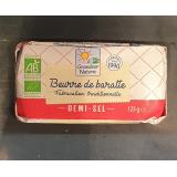 BEURRE DE BARATTE 1/2 SEL 125G