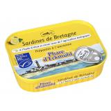SARDINES HUILE D'OLIVE ET CITRON