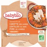 ASSIETTE CAROTTES LENTILLONS PORC