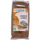 GRAINE LIN BRUN 500G