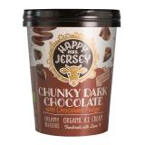 GLACE CHOCOLAT ECLATS ET COULIS